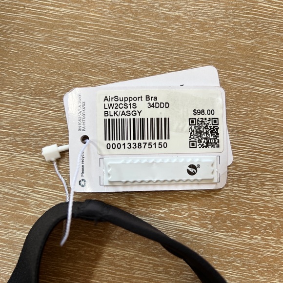 Lululemon AirSupport Bra *High Support C-DDD Cups BLK/ASGY - Picture 11 of 15